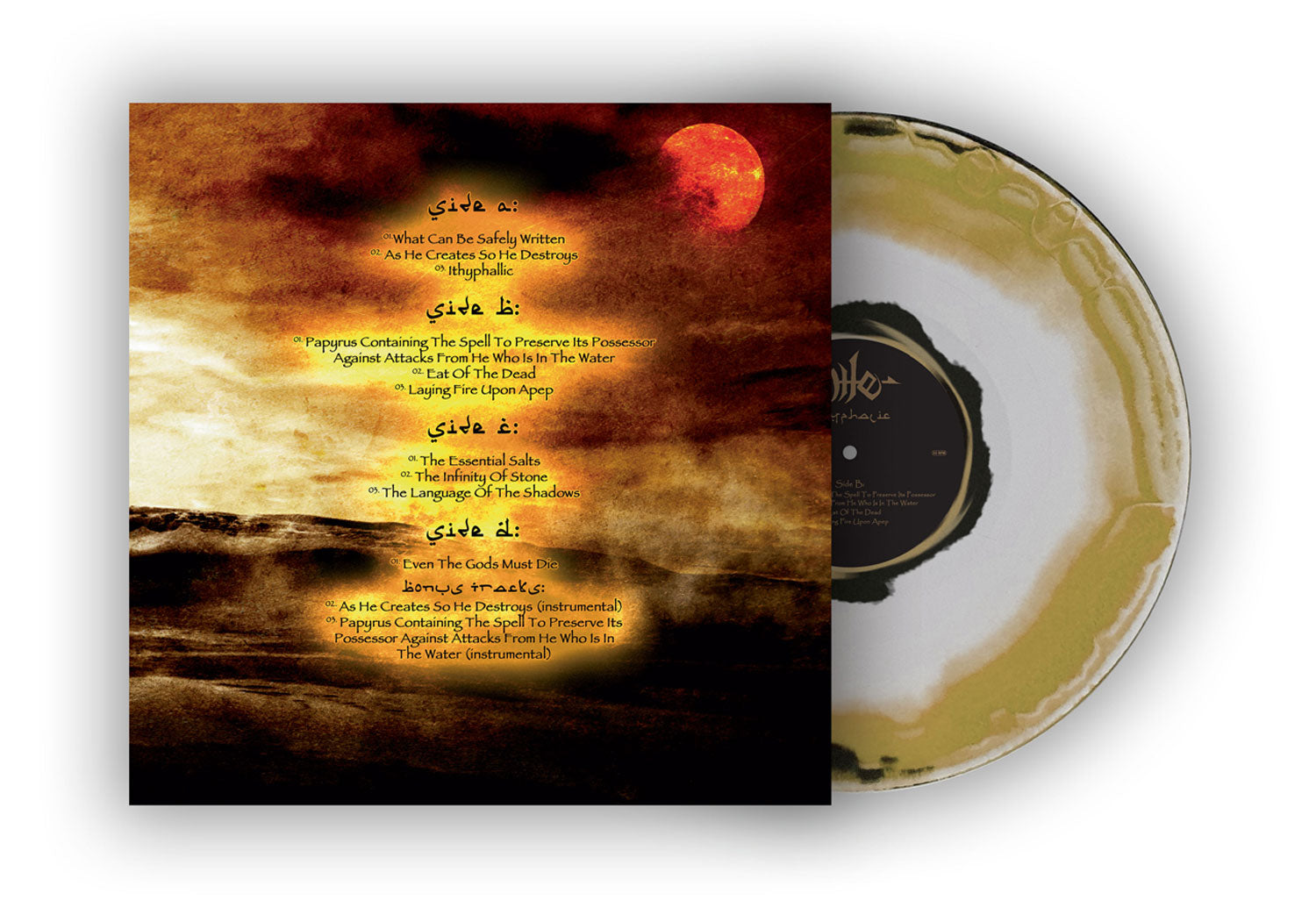 Nile - Ithyphallic - Black, Gold, White Swirl Vinyl [PRE-ORDER